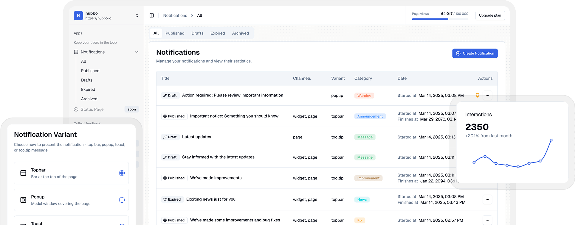 hubbo app screenshots